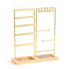 YONO Sieradenhouder - Sieradenrekje - Organizer voor Oorbellen - Kettingen - Armbanden - Rekje - Opbergen - Goud