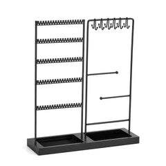 YONO Sieradenhouder - Sieradenrekje - Organizer voor Oorbellen - Kettingen - Armbanden - Opbergen - Zwart