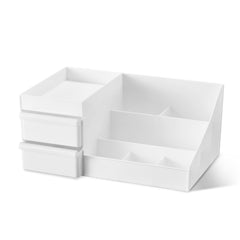 YONO Make Up Organizer met Lades - Skincare Organizer - Parfum Houder - Nagellak - Wit