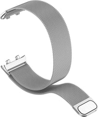 YONO Milanees Bandje geschikt voor Oppo Watch 41mm - Metalen Armband – Zilver