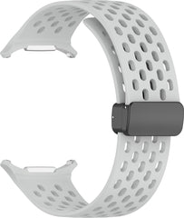 YONO Siliconen Sport Air Bandje geschikt voor Samsung Galaxy Watch Ultra (47mm) - Lichtgrijs