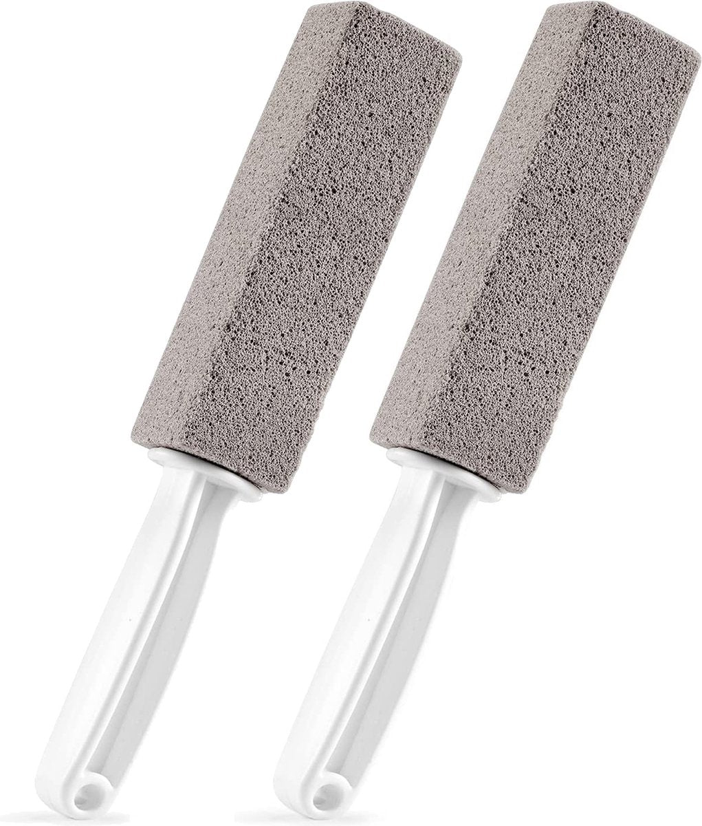 YONO Puimsteen voor WC Schoonnmaken - Toilet Reiniging Ontkalken - Pumice Stone Toiletblok - 2 Stuks