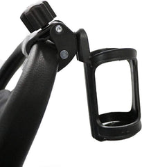 Universele Bekerhouder – Drinkfleshouder Kinderwagen Buggy en Fiets – Bidonhouder ook geschikt voor Joolz – Zwart