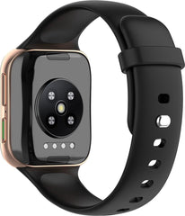 YONO Siliconen Bandje geschikt voor Oppo Watch 46mm – Zwart