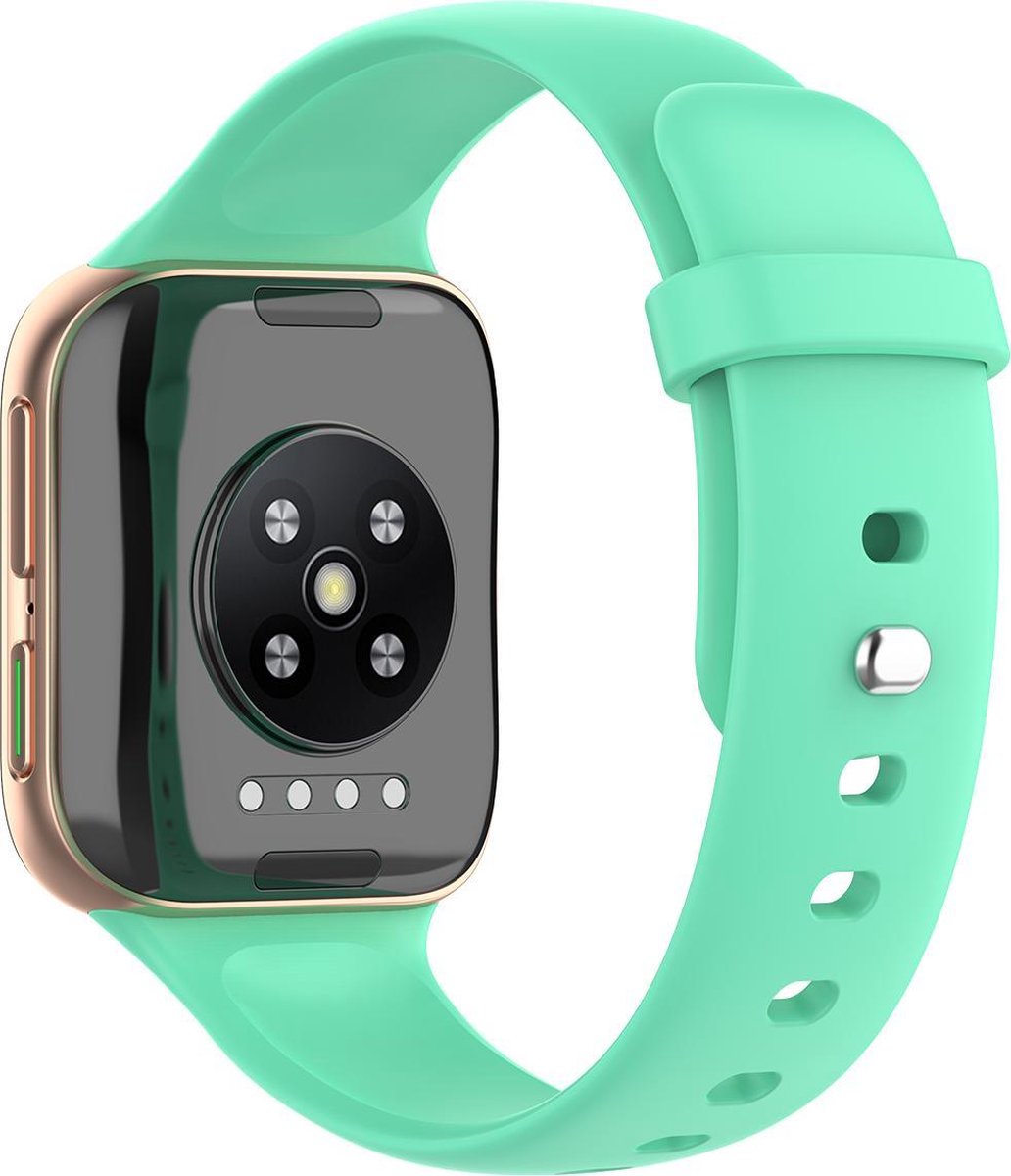 YONO Siliconen Bandje geschikt voor Oppo Watch 46mm – Turquoise