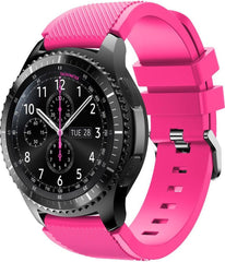 YONO Classic Bandje 22mm - Horlogebandje geschikt voor Samsung Galaxy Watch 46mm / 3 (45mm) / Gear s3 - Polar Vantage M2 / Grit X - Huawei Watch GT 3 (pro) / 2 - Amazfit GTR - Roze