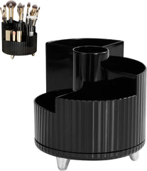 YONO Make Up Organizer - Organizer Skincare - Parfum - Houder - Draaibaar - Staand - Zwart