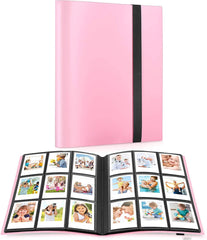 YONO Fotoalbum 360 voor Instant Camera Fotopapier - Fotoboek Geschikt voor Fujifilm Instax Mini 12 / 11 / 9 / 8 / 7s / 25 / 90 / Link / SP-2 / Liplay - Film Polaroid - Kodak - Square en Meer - Roze