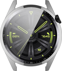 YONO Bumper geschikt voor Huawei Watch GT 3 - 46mm - Full Cover Soft Case - Hoesje - Zilver