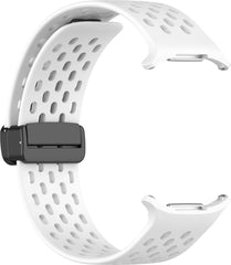 YONO Siliconen Sport Air Bandje geschikt voor Samsung Galaxy Watch Ultra (47mm) - Wit