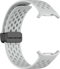 YONO Siliconen Sport Air Bandje geschikt voor Samsung Galaxy Watch Ultra (47mm) - Lichtgrijs