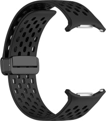 YONO Siliconen Sport Air Bandje geschikt voor Samsung Galaxy Watch Ultra (47mm) - Zwart