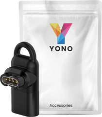 YONO Type C Adapter geschikt voor Garmin Smartwatch Oplader - USB Connector - Zwart