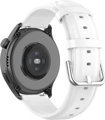 YONO Bandje geschikt voor Samsung Galaxy Watch 5 - Vacca Leer - Wit