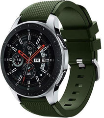 YONO Classic Bandje 22mm - Horlogebandje geschikt voor Samsung Galaxy Watch 46mm / 3 (45mm) / Gear s3 - Polar Vantage M2 / Grit X - Garmin Vivoactive 4 / Venu 2 - Huawei Watch GT 3 (pro) / 2 - Amazfit GTR - Donkergroen