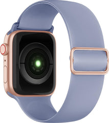YONO Siliconen Stretch Bandje geschikt voor Apple Watch - 42 / 44 / 45 / 49 mm - Blauw