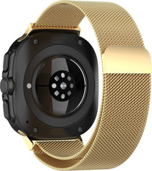 YONO Milanees Bandje geschikt voor Samsung Galaxy Watch Ultra (47mm) - Luxe Milanese Horlogebandje - Goud