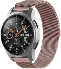 YONO Milanees Bandje 22mm - Horlogebandje geschikt voor Samsung Galaxy Watch 46mm / 3 (45mm) / Gear s3 - Polar Vantage M2 / Grit X - Huawei Watch GT 3 (pro) / 2 - Amazfit GTR - Roze