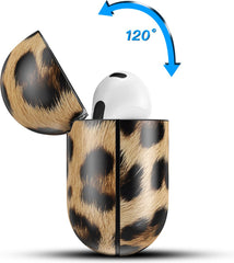 YONO Special Design Hoesje geschikt voor Apple Airpods 3 - Hard Case met Clip - Tijgerprint