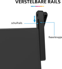 YONO Houder geschikt voor Nintendo Switch - Tafel Standaard - Autohouder Hoofdsteun Accessoires - Zwart