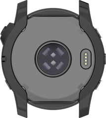 YONO Bumper geschikt voor Garmin Fenix 7S - Siliconen Hoesje - Bescherming Case - Zwart