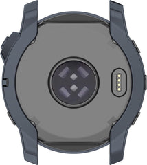 YONO Bumper geschikt voor Garmin Fenix 7S - Siliconen Hoesje - Bescherming Case - Donkergrijs