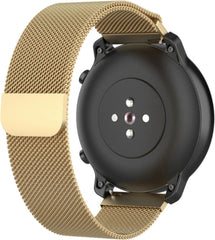 YONO Milanees Bandje 22mm - Horlogebandje geschikt voor Samsung Galaxy Watch 46mm / 3 (45mm) / Gear s3 - Polar Vantage M2 / Grit X - Huawei Watch GT 3 (pro) / 2 - Amazfit GTR - Goud