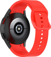 YONO Bandje geschikt voor Samsung Galaxy Watch 6 / 5 / Pro / 4 - Perfect Fit - Rood