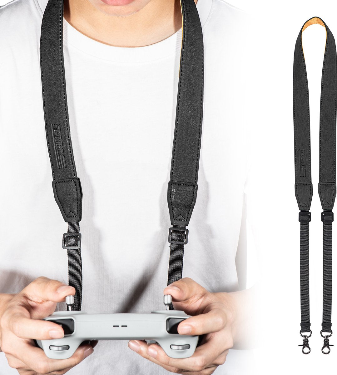 YONO Lanyard geschikt voor DJI Mini 3 / 4 Pro Controller - Riem Strap Accessoires - Zwart