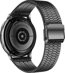 YONO Miami Schakel Bandje 22mm - Horlogebandje geschikt voor Samsung Galaxy Watch 46mm / 3 (45mm) / Gear s3 - Polar Vantage M2 / Grit X - Huawei Watch GT 3 (pro) / 2 - Amazfit GTR - Zwart