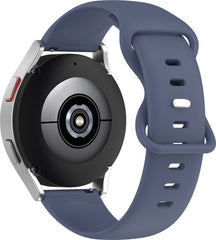 YONO Siliconen Soft Bandje 22mm - Horlogebandje geschikt voor Samsung Galaxy Watch 46mm / 3 (45mm) / Gear s3 - Polar Vantage M2 / Grit X - Huawei Watch GT 3 (pro) / 2 - Amazfit GTR - Leisteen - Small