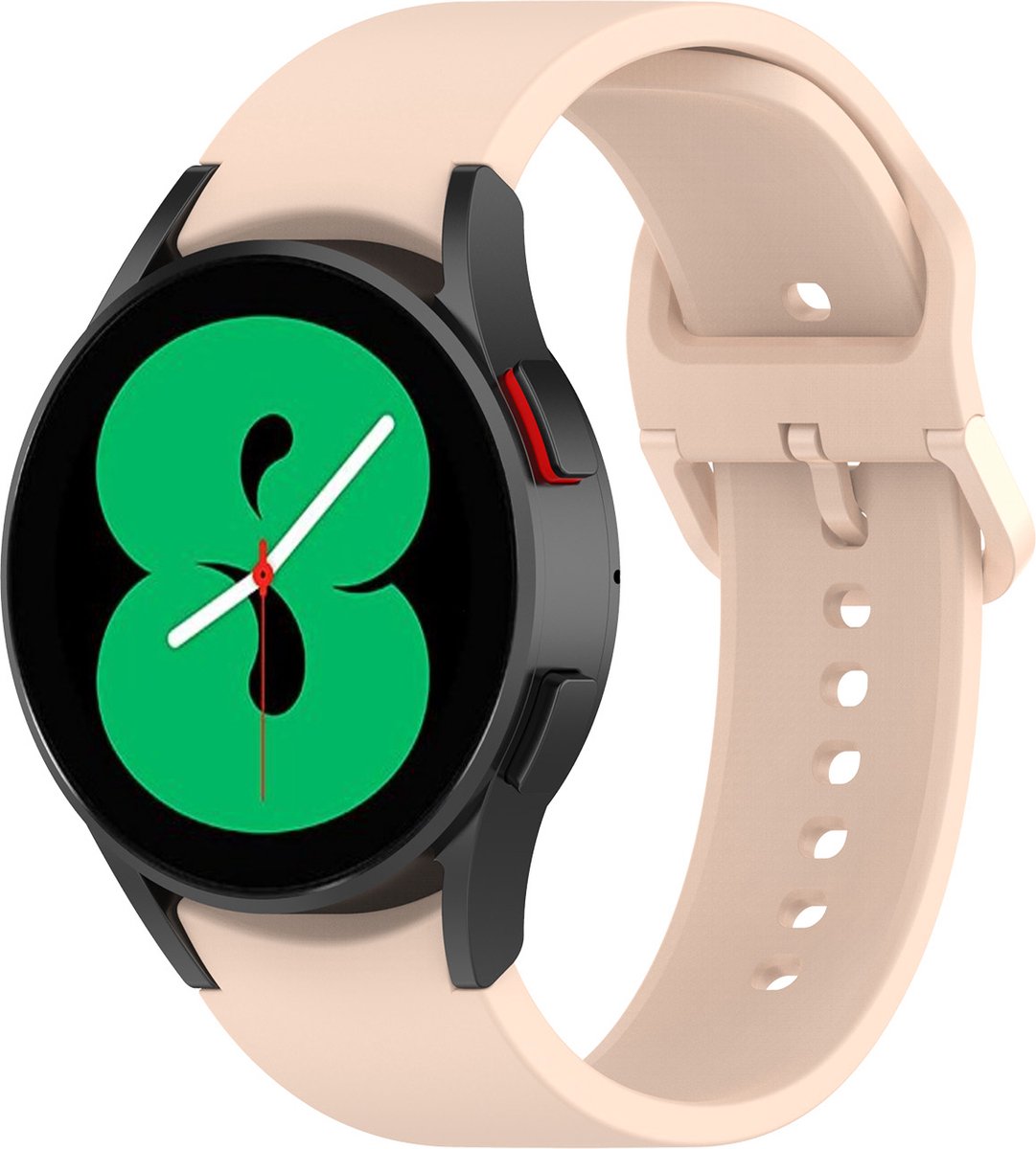 YONO Bandje geschikt voor Samsung Galaxy Watch 6 / 5 / Pro / 4 - Perfect Fit - Lichtroze