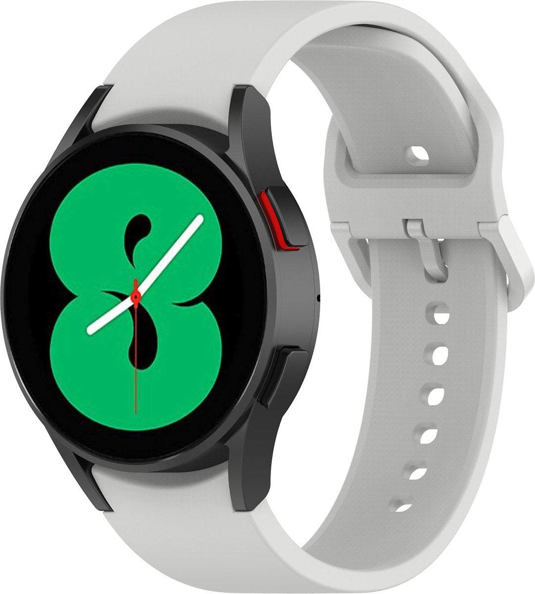YONO Bandje geschikt voor Samsung Galaxy Watch 6 / 5 / Pro / 4 - Perfect Fit - Grijs