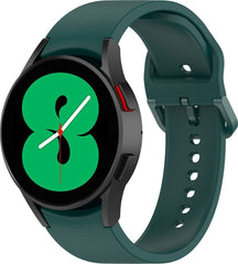 YONO Bandje geschikt voor Samsung Galaxy Watch 6 / 5 / Pro / 4 - Perfect Fit - Donkergroen