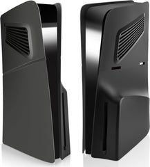 YONO Faceplate geschikt voor Playstation 5 SLIM Disc Edition - PS5 Console Skin Cover Accessoires - Zwart