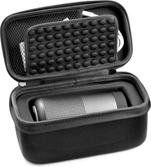 YONO Hard Case geschikt voor Bose Soundlink Revolve Series I / II (1 en 2 Gen) - Bescherm Hoes met Accessoires Vak - Zwart