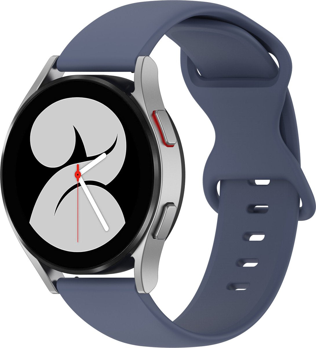 YONO Siliconen Soft Bandje 22mm - Horlogebandje geschikt voor Samsung Galaxy Watch 46mm / 3 (45mm) / Gear s3 - Polar Vantage M2 / Grit X - Huawei Watch GT 3 (pro) / 2 - Amazfit GTR - Leisteen - Small