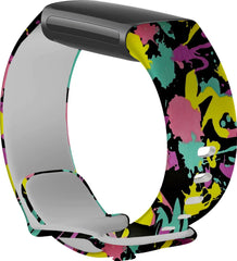 YONO Special Siliconen Bandje geschikt voor Fitbit Charge 5 / 6 - Retro - Small