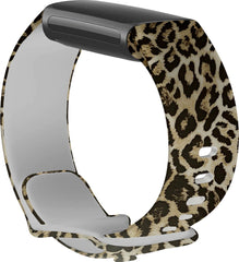 YONO Special Siliconen Bandje geschikt voor Fitbit Charge 5 / 6 - Leopard - Small
