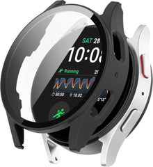 YONO Hoesje geschikt voor Samsung Galaxy Watch 7 - 44mm - Screen Protector Bumper Case - Zwart