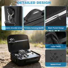 YONO Koffer geschikt voor DJI Mini 5 Pro - Hard Case - Accessoires - Zwart