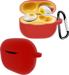 YONO Hoesje geschikt voor JBL Tune 125TWS – Siliconen Case – Rood