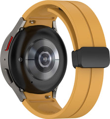 YONO Luxe Siliconen Sport Bandje 20mm geschikt voor Samsung Galaxy Watch 7 / 6 / 5 / 4 (40/43/44/47 mm) - Oranje