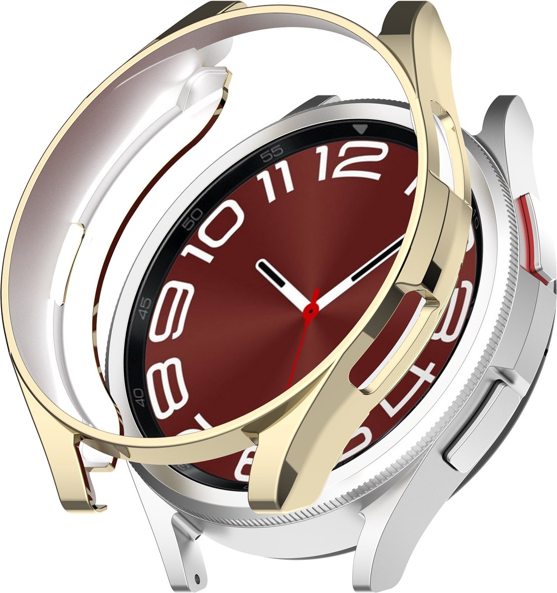 YONO Bumper geschikt voor Samsung Galaxy Watch 6 Classic - 43mm - Hoesje - Case - Champagne