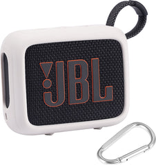 YONO Soft Case geschikt voor JBL Go 4 - Siliconen Hoesje - Wit