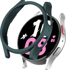 YONO Bumper geschikt voor Galaxy Watch 5 (44 mm) - Hoesje - Full Cover Case - Donkergroen