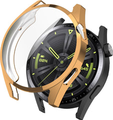 YONO Bumper geschikt voor Huawei Watch GT 3 - 42mm - Full Cover Soft Case - Hoesje - Rose Gold