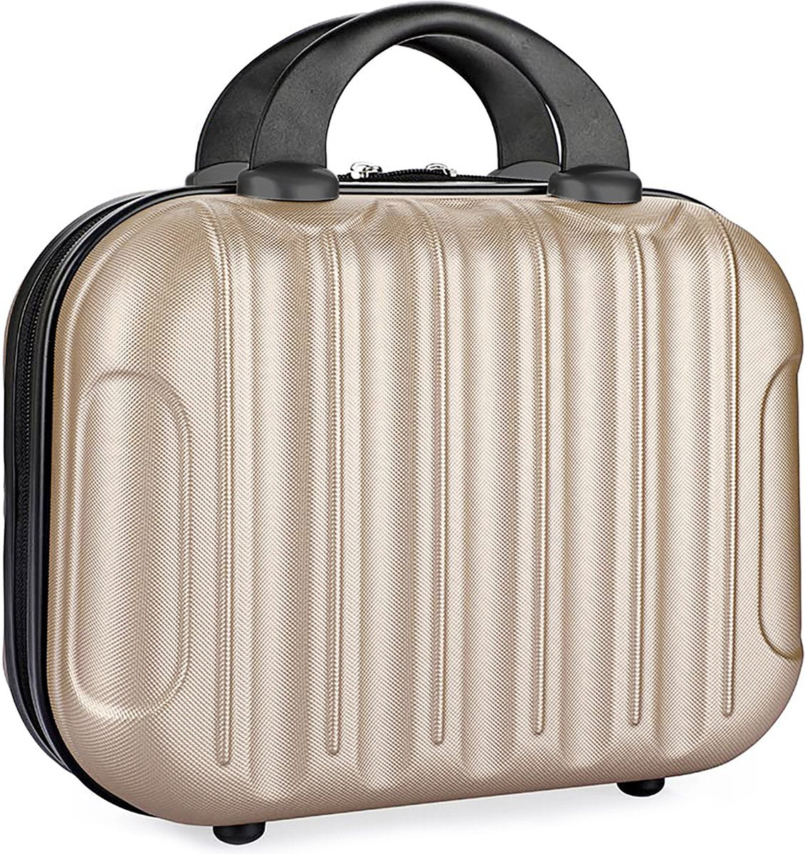 YONO Beautycase Koffer - Luxe Make-up Tas - Handbagage Hard Shell - Champagne