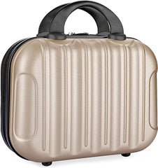 YONO Beautycase Koffer - Luxe Make-up Tas - Handbagage Hard Shell - Champagne