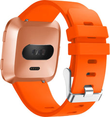 YONO Bandje geschikt voor Fitbit Versa 2 - Siliconen - Oranje - Small